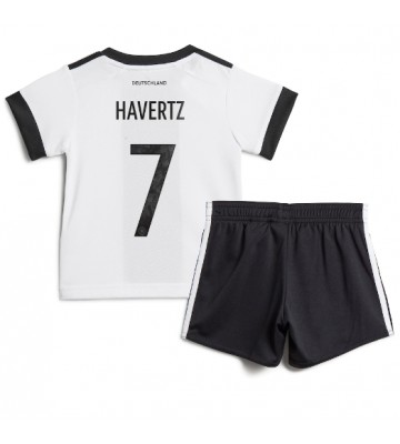 Tyskland Kai Havertz #7 Hjemmebanesæt Børn VM 2022 Kort ærmer (+ korte bukser)